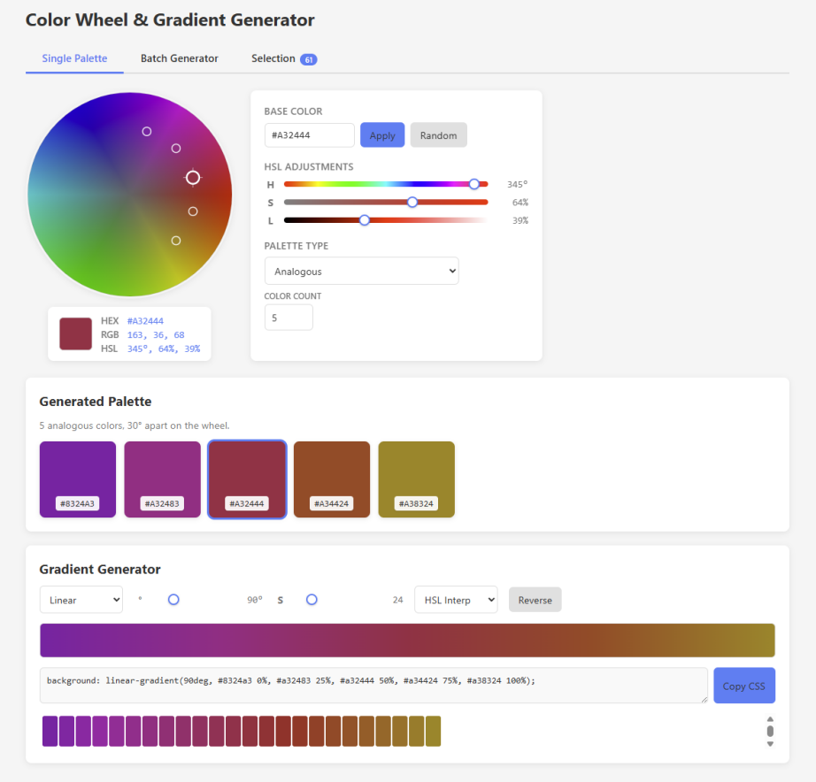 Color Palettes
